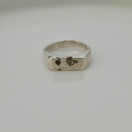 Sapphire signet ring
