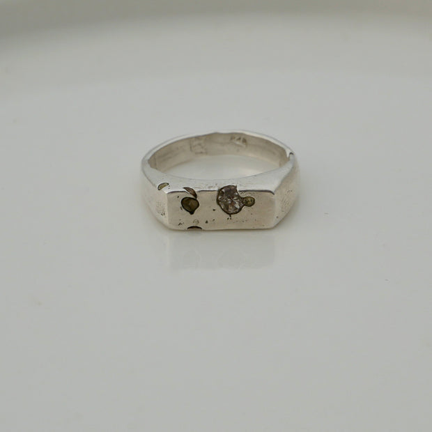 Sapphire signet ring