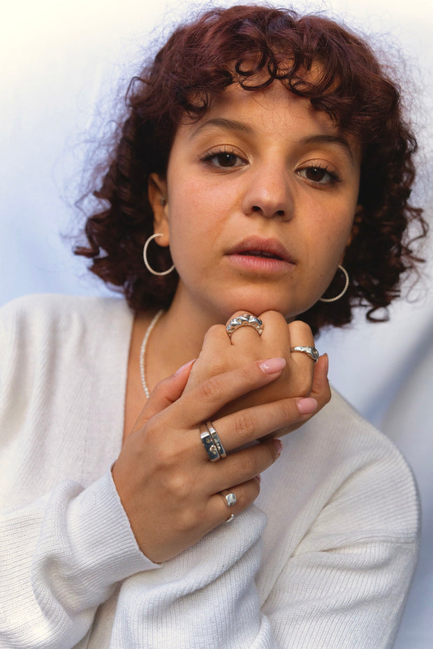 Sapphire signet ring